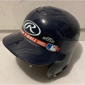 Rawlings Vapor T-Ball Batting Helmet Navy Blue Coolflo Youth Size 6 1/4 - 6 7/8